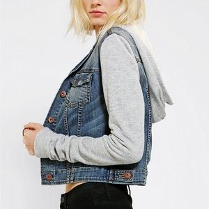 BDG hooded denim jacket